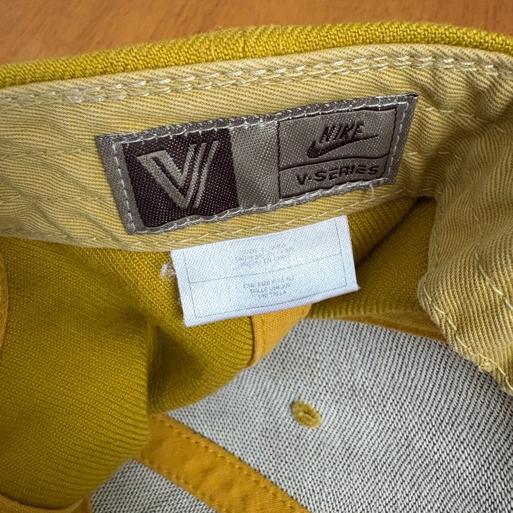 Yellow Nike Canada Hockey Maple Leaf Dad Hat - Picture 5 of 5